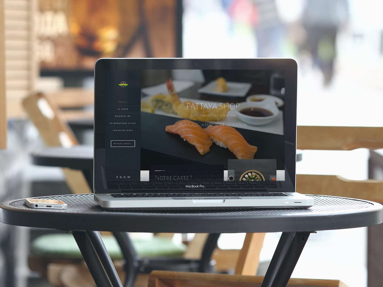 Création du site internet Pattaya Shop
