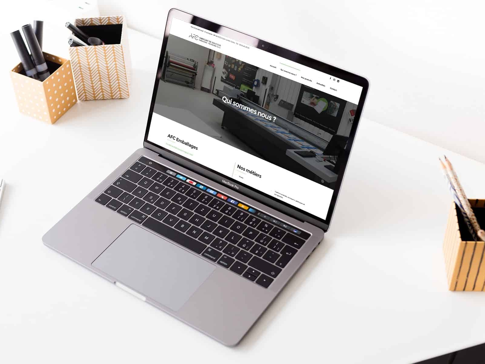 Création du site internet AFC Emballages