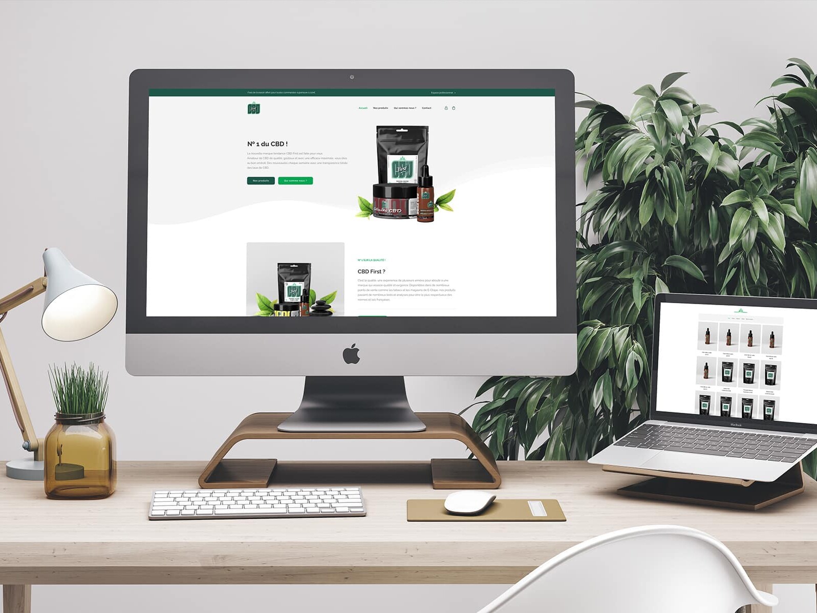 Création du site e-commerce CBD First