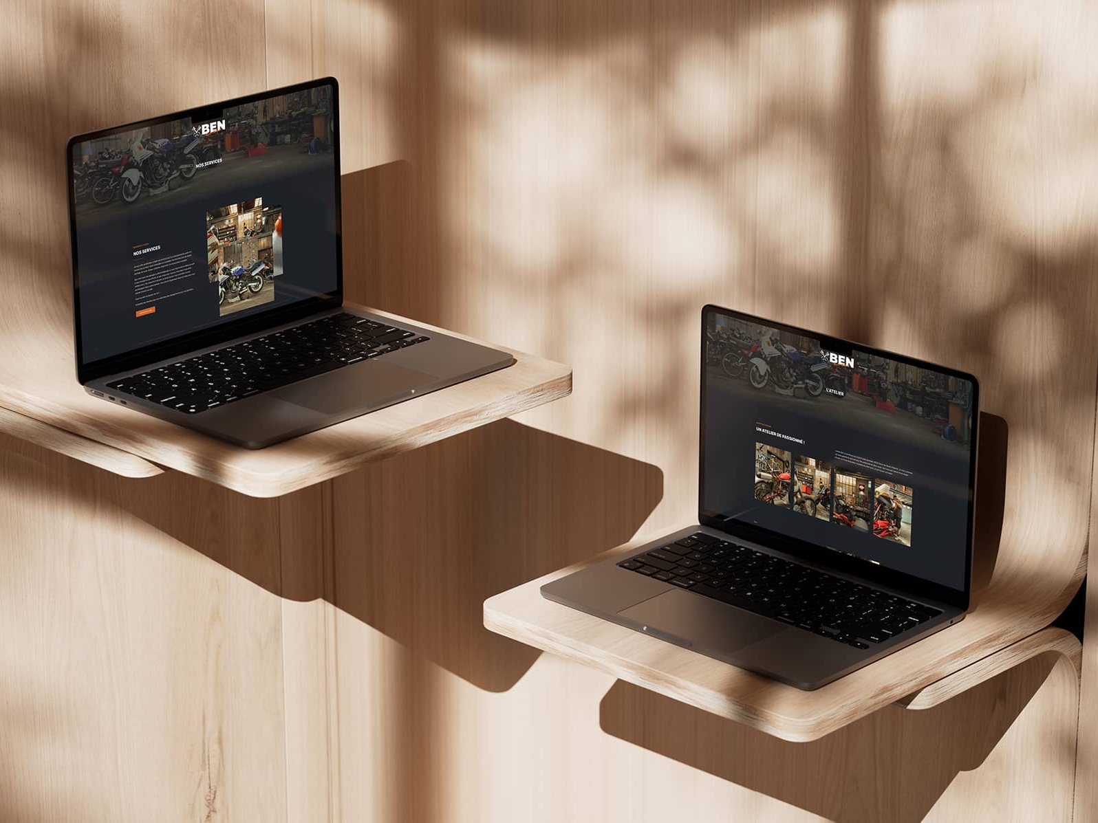 Création du site internet Ben Cycles Moteurs